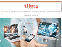 Tablet Screenshot of highpoweredgraphics.com